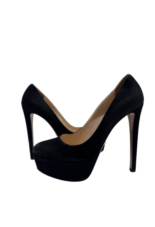 PRADA - SUEDE PLATFORM HEELS